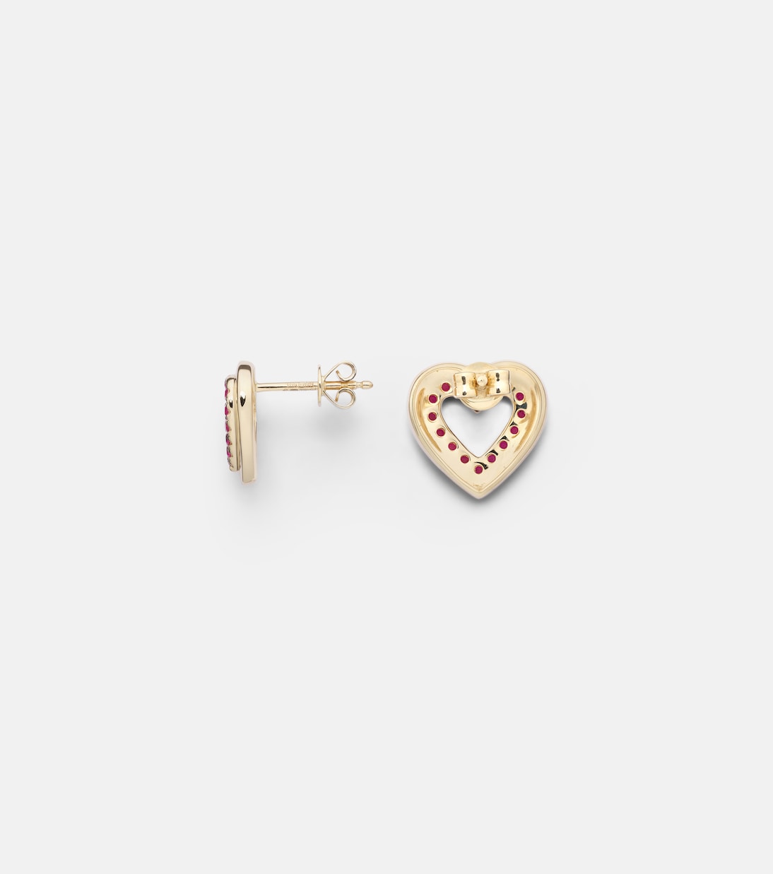 Orecchini in oro 14kt ROXANNE con zaffiri, design giovane e moderno
