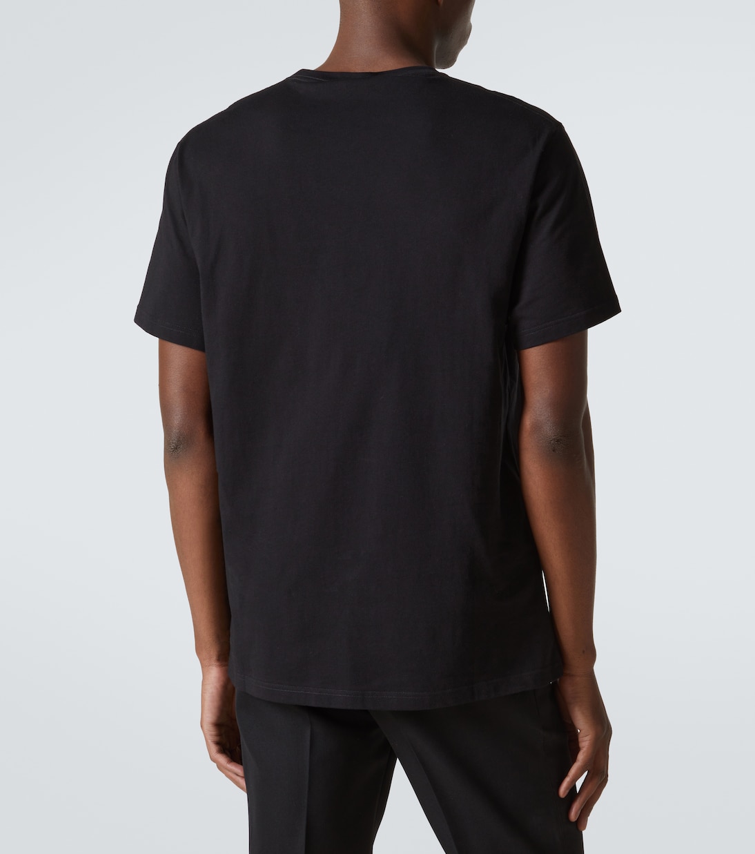 Camiseta en jersey de algodón con logo | McQueen