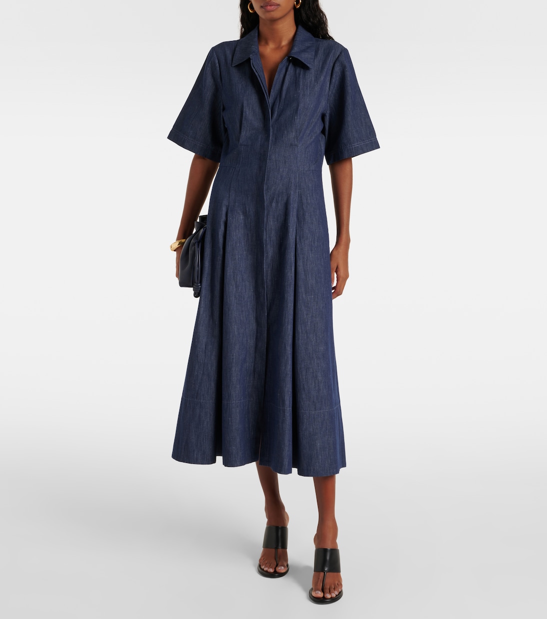 Hemdblusenkleid aus Denim | Vince