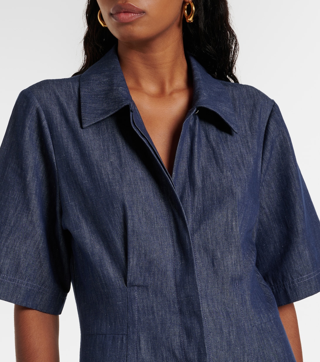 Hemdblusenkleid aus Denim | Vince