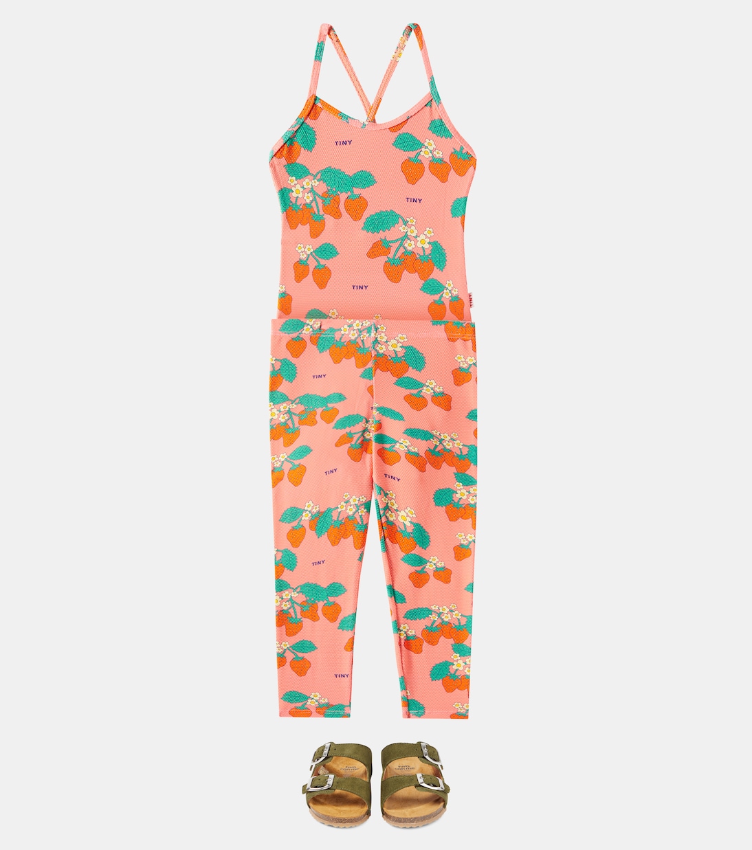 Strawberries printed swimsuit | Tinycottons