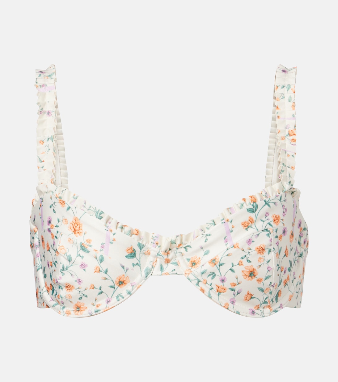 Top de bikini Agraz floral | Agua by Agua Bendita