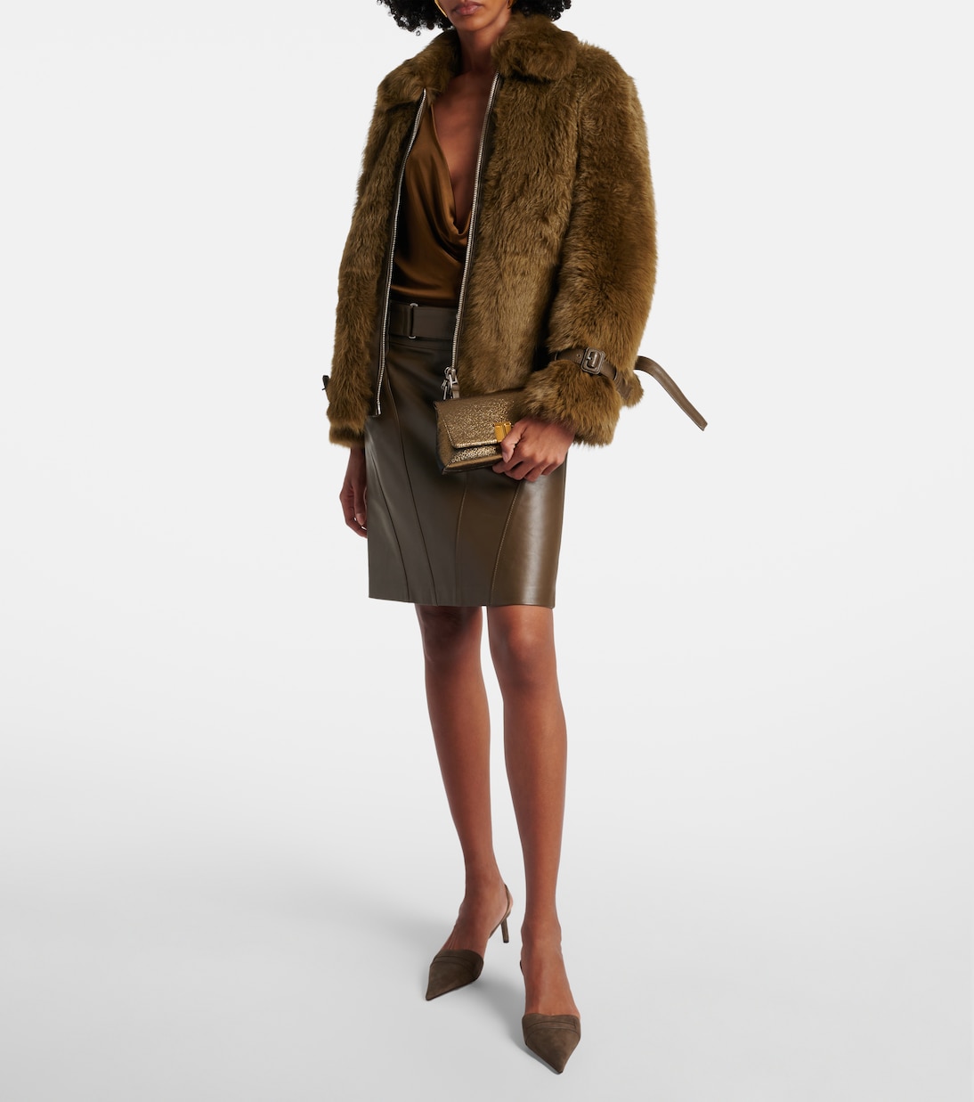 Nobile Small metallic clutch | Tom Ford