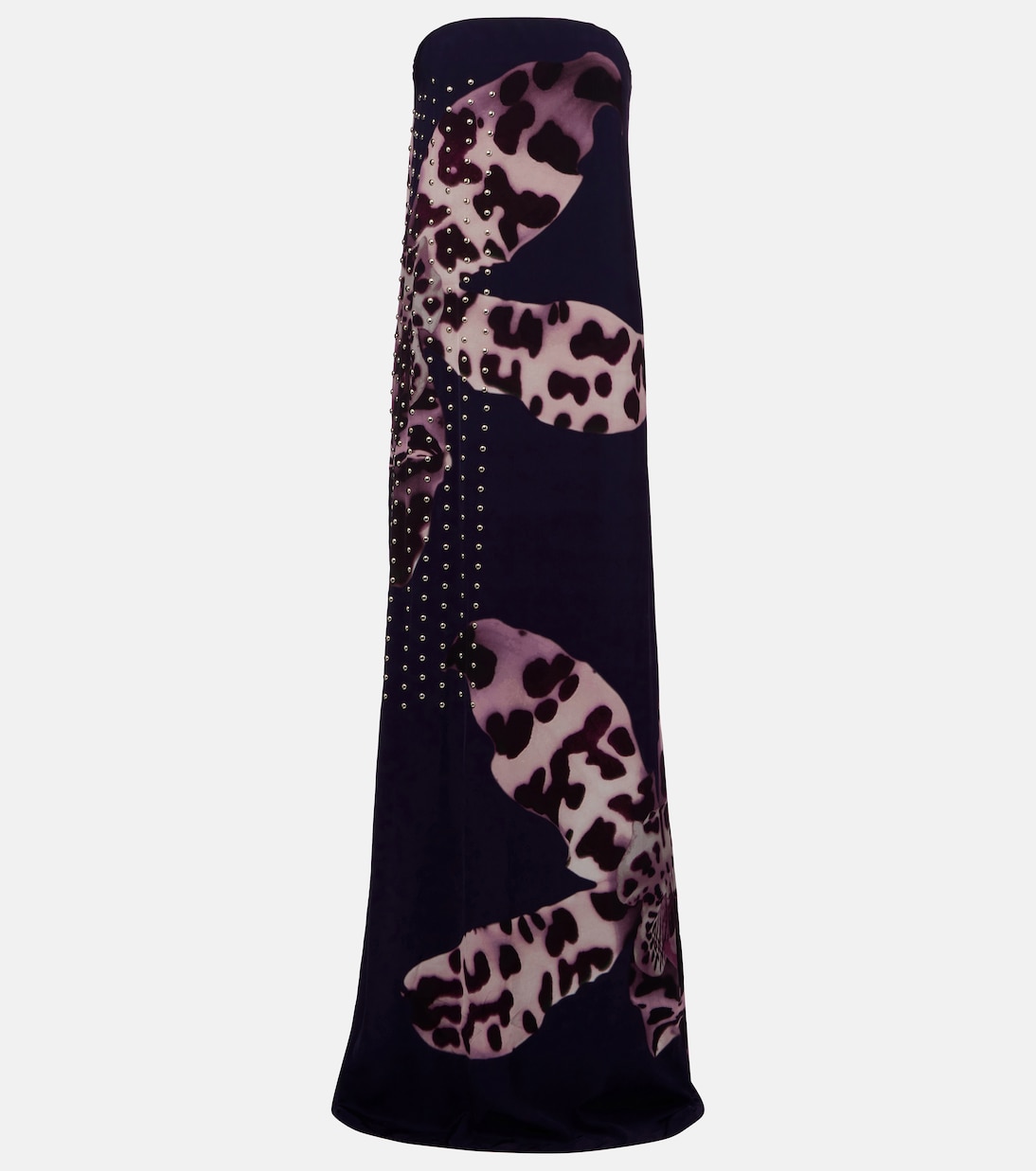 Abito lungo con stampa | Dries Van Noten