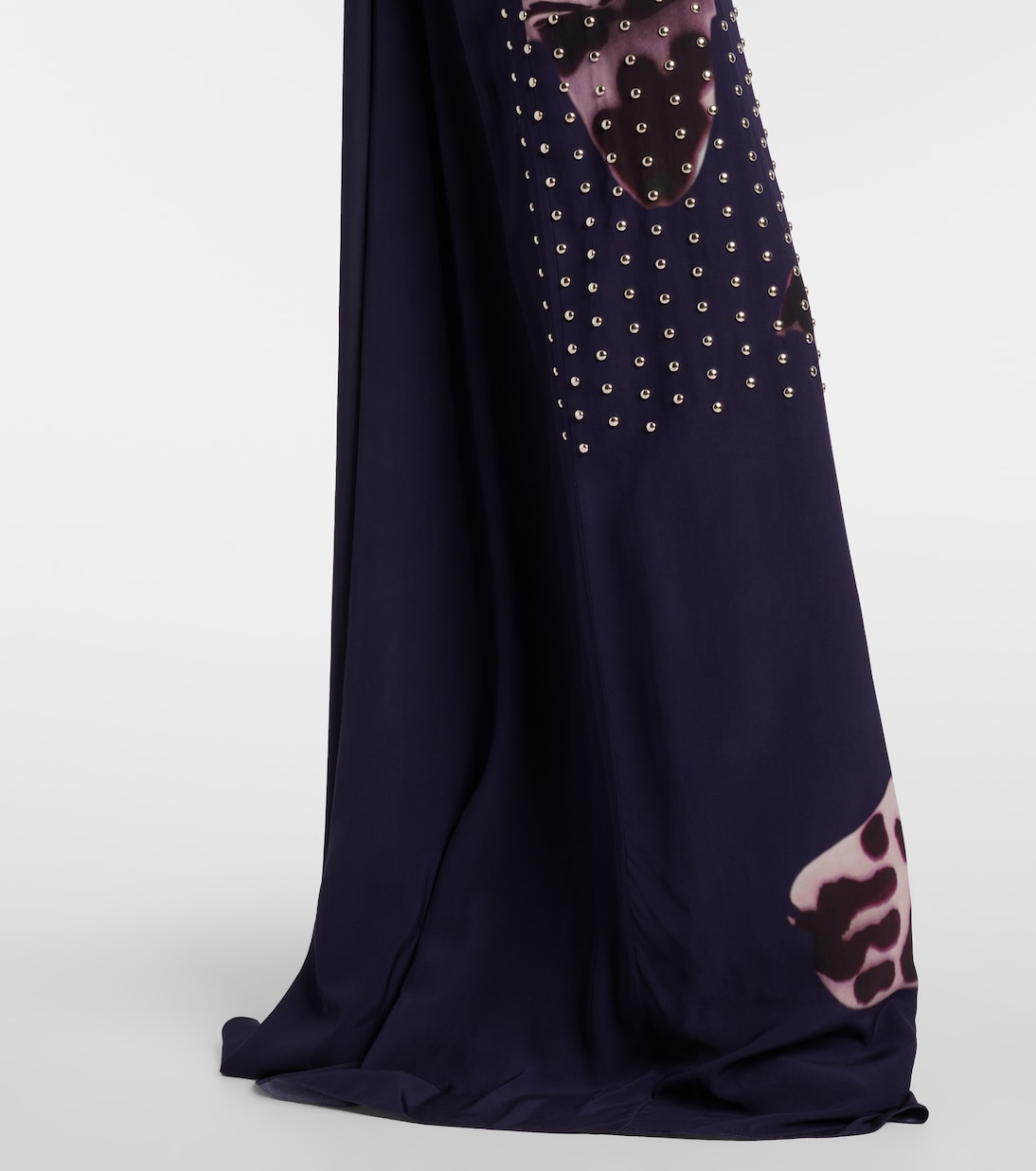 Abito lungo con stampa | Dries Van Noten