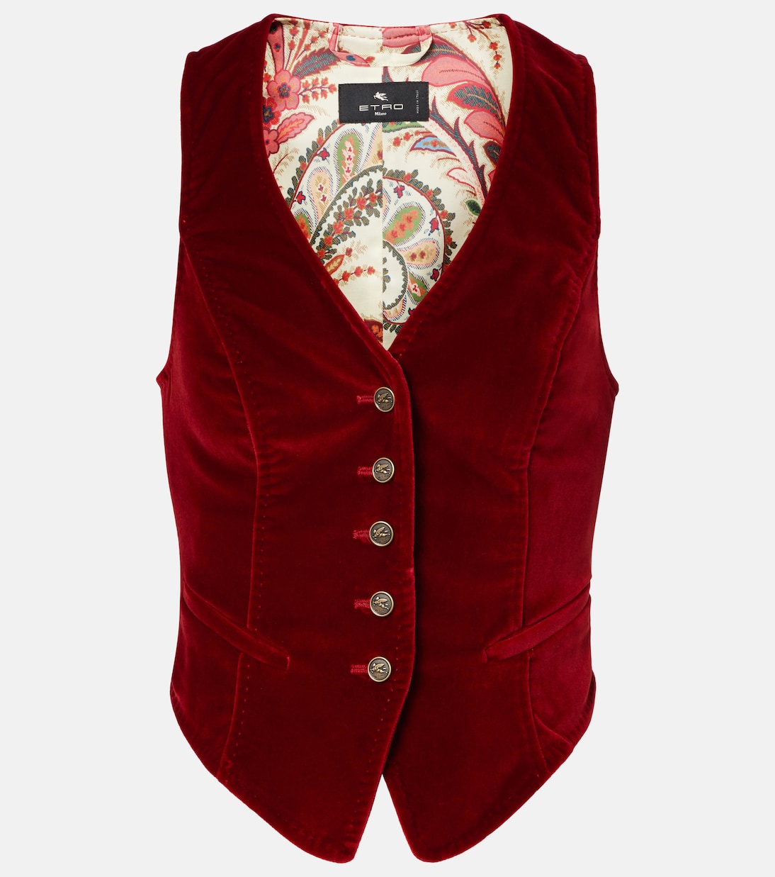 Weste aus Baumwollsamt | Etro