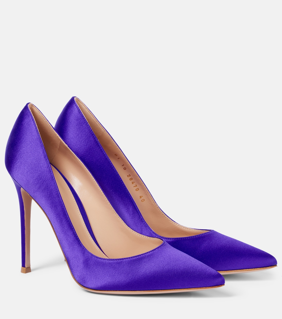 Pumps Gianvito 105 in crêpe di raso | Gianvito Rossi