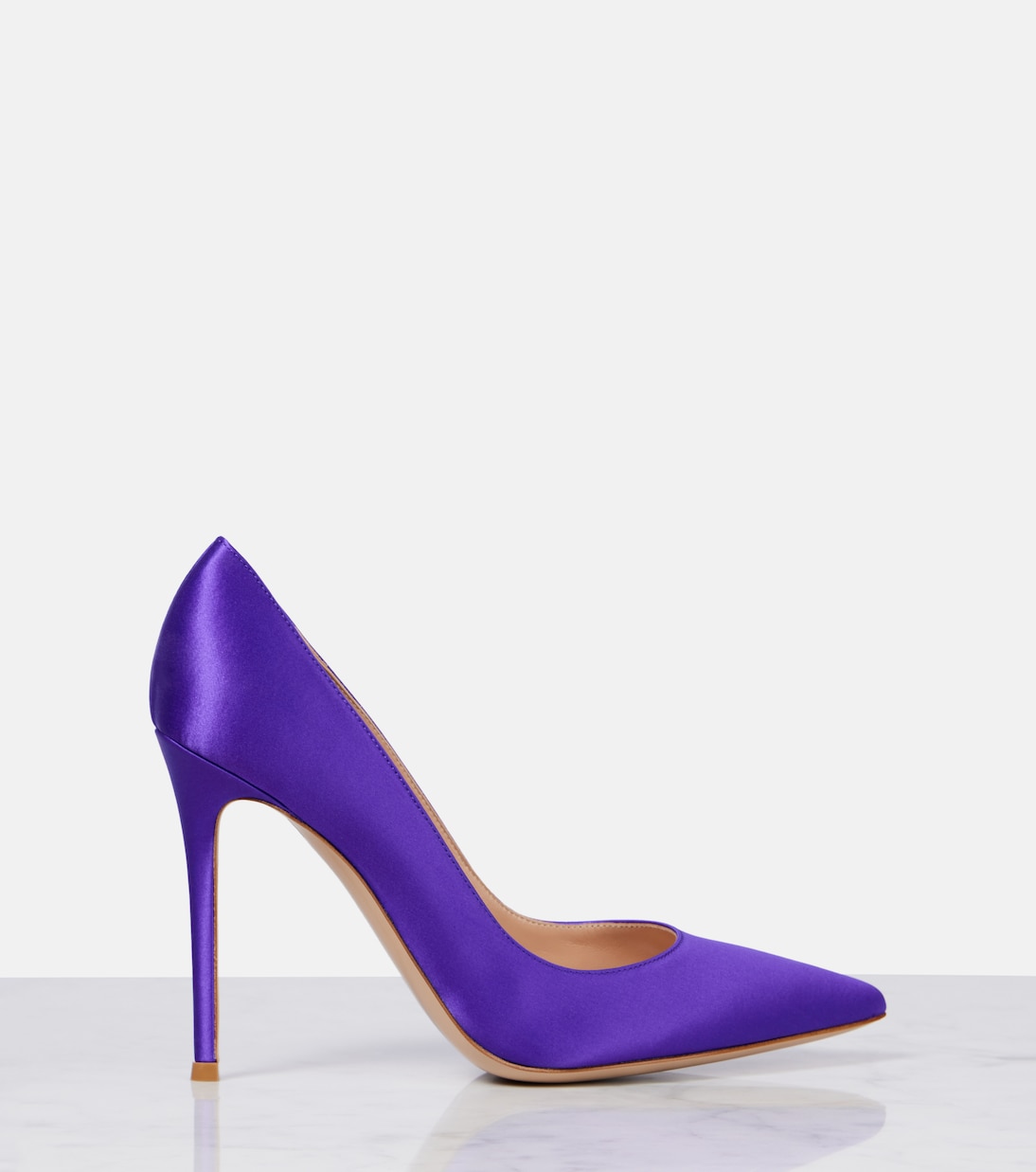Pumps Gianvito 105 in crêpe di raso | Gianvito Rossi