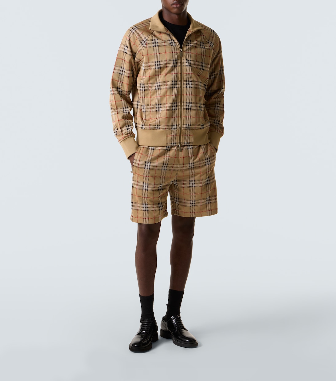 Bomberjacke Burberry Check aus Jersey | Burberry