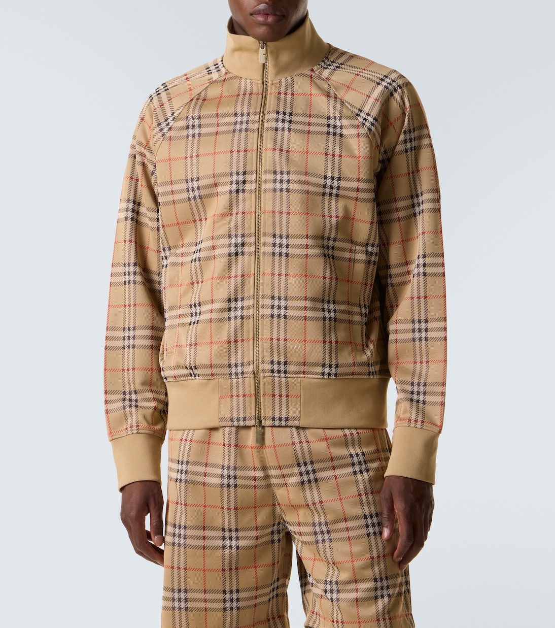 Bomberjacke Burberry Check aus Jersey | Burberry