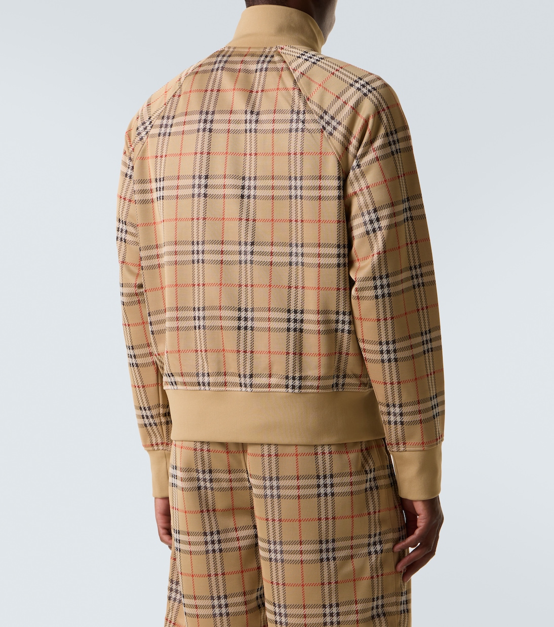 Bomberjacke Burberry Check aus Jersey | Burberry