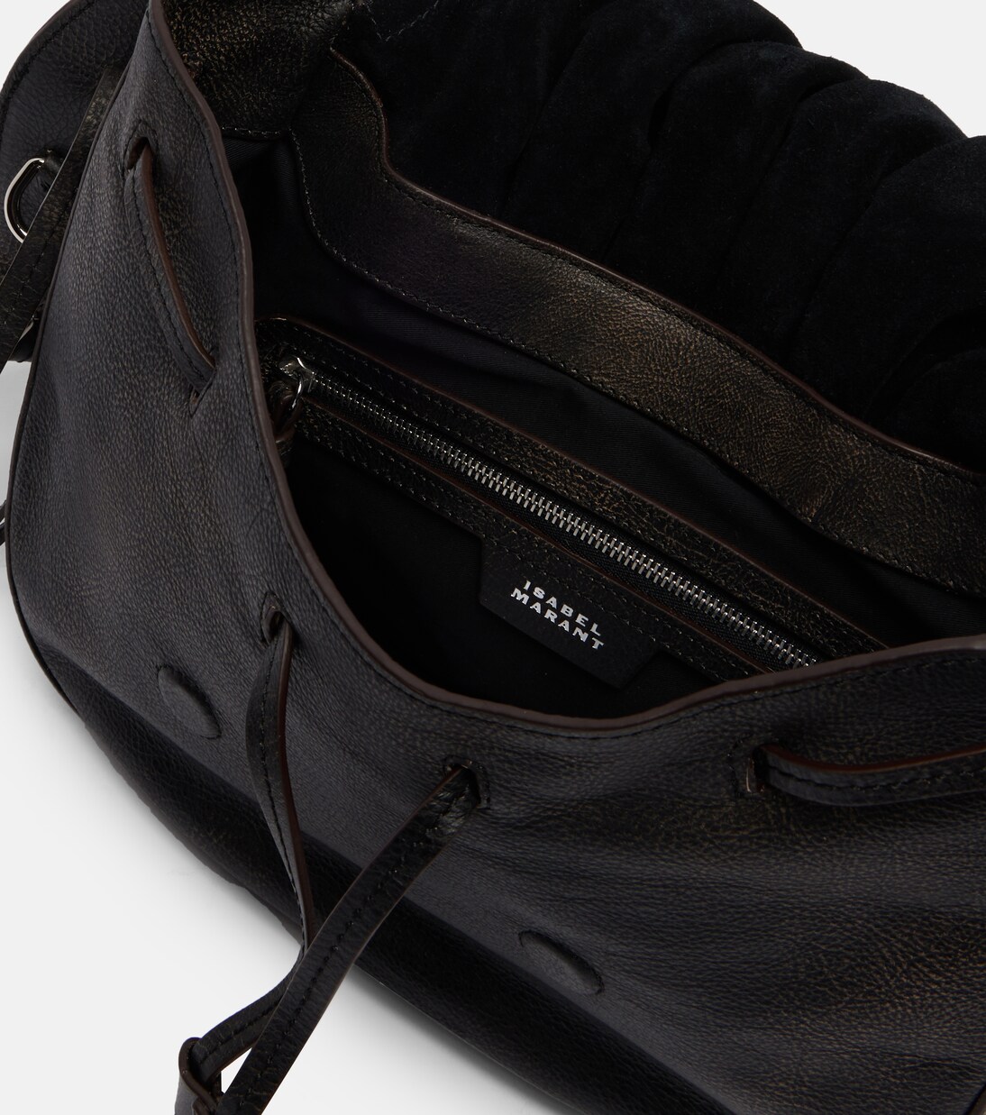 Bolso al hombro Bolton de piel | Isabel Marant