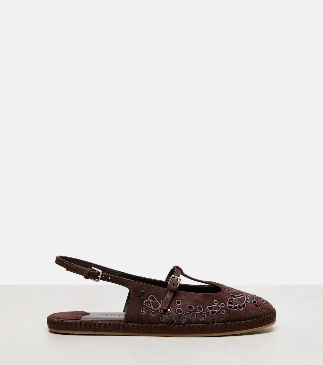 Amiee embroidered suede espadrilles | Jimmy Choo