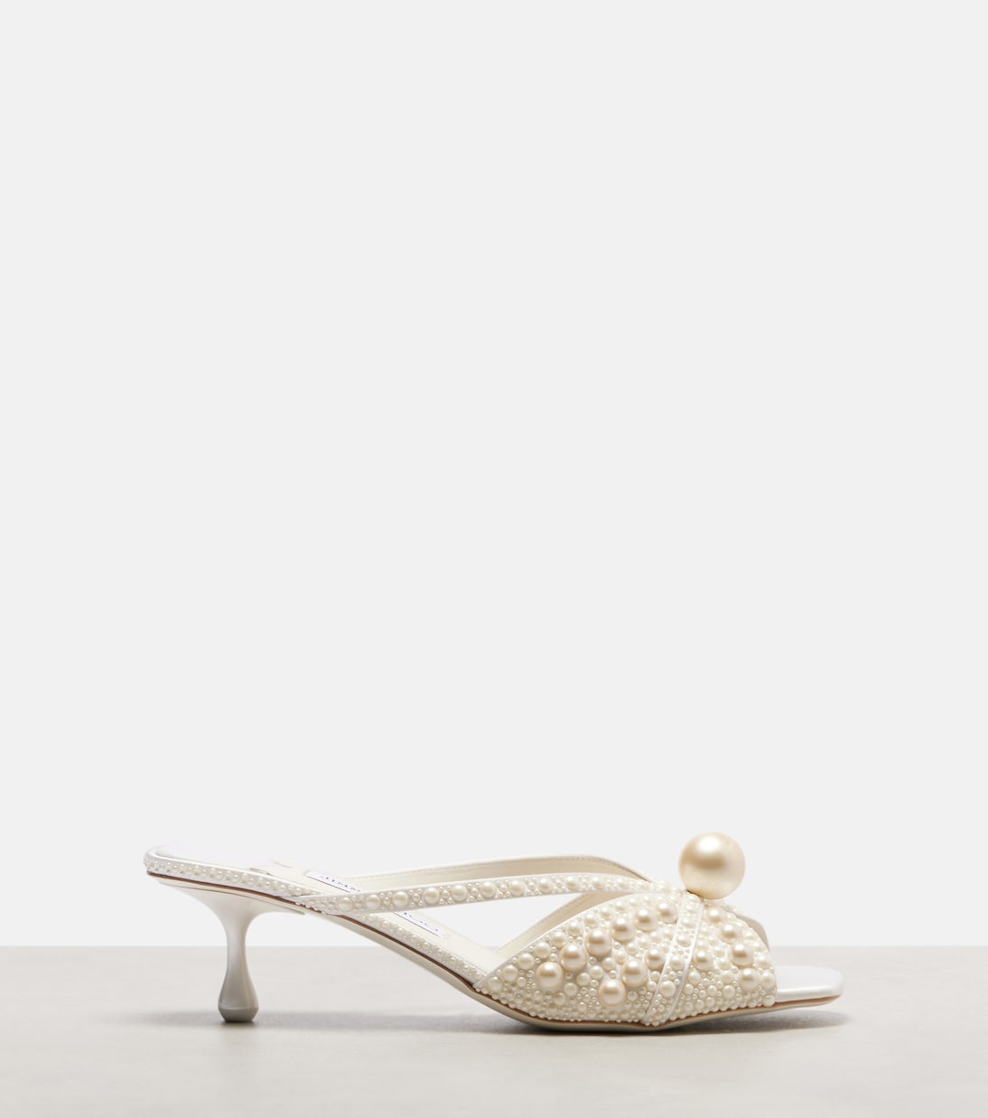 Siva 50 embellished satin mules | Jimmy Choo