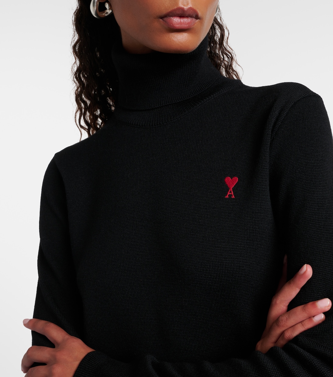 Ami de Cœur wool turtleneck sweater | Ami Paris