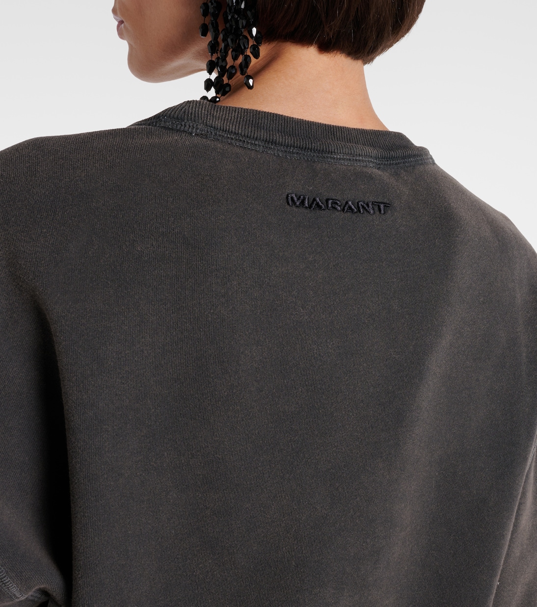 Pipper gathered cotton sweatshirt dress | Marant Etoile
