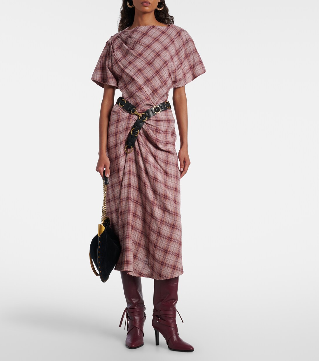 Neyela checked cotton T-shirt | Marant Etoile