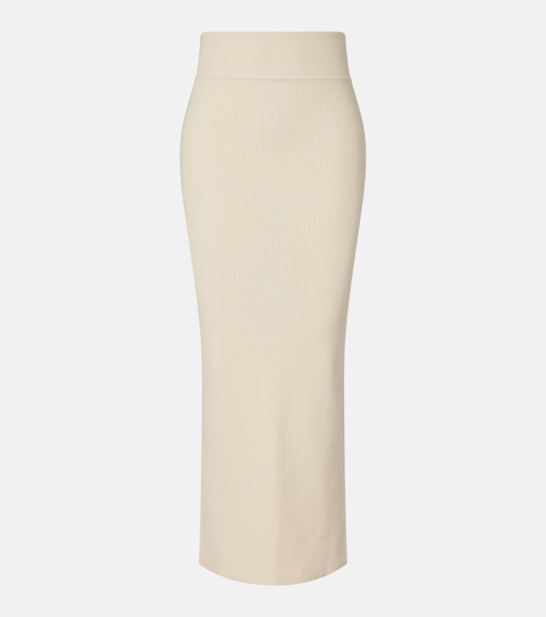 Gonna a colonna in maglia di cotone | Wardrobe.NYC