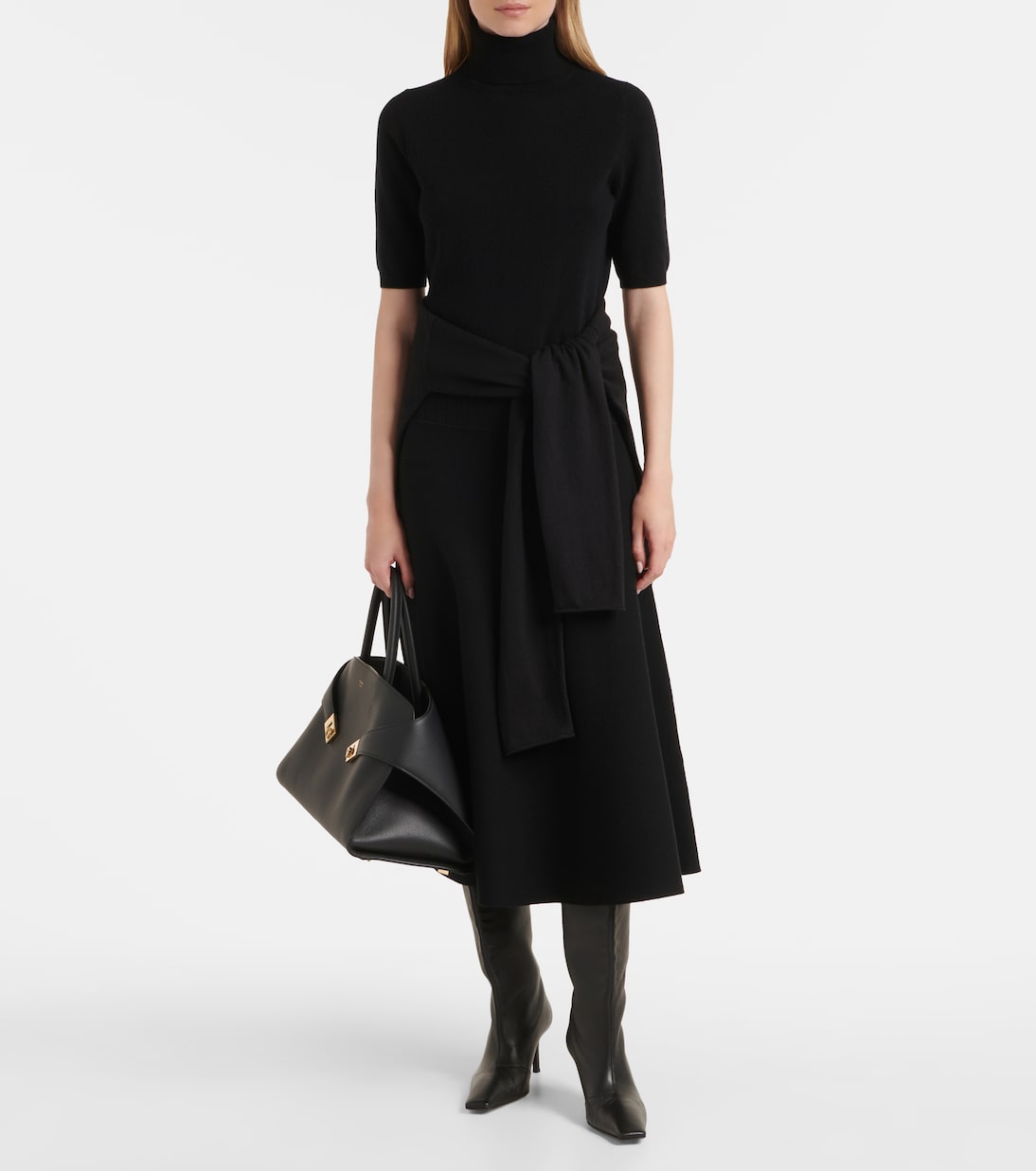 Cashmere turtleneck sweater | Jardin des Orangers