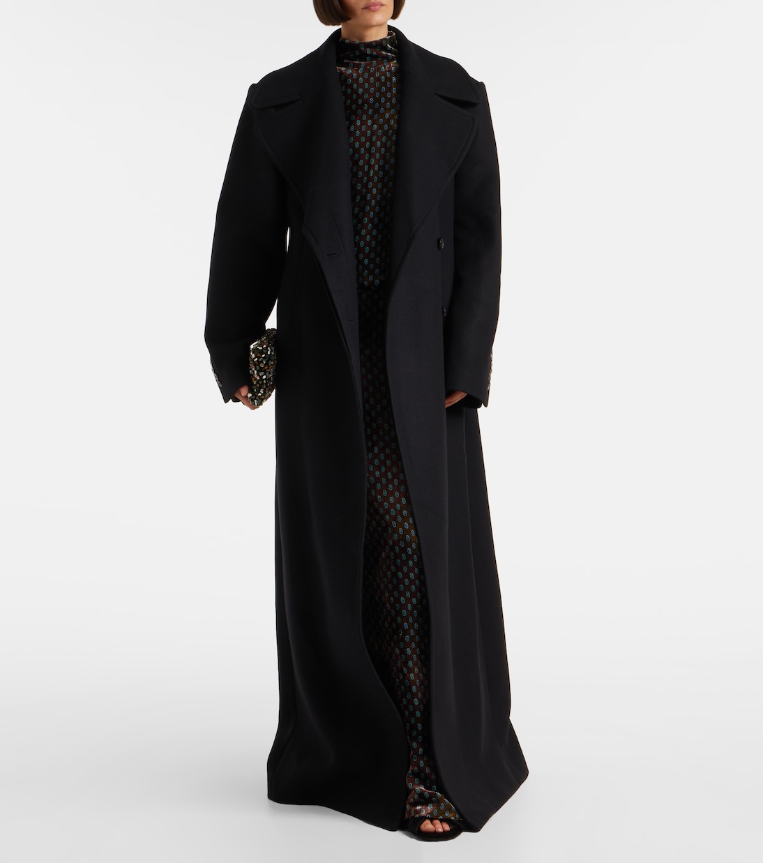 Wool-blend twill coat | Dries Van Noten