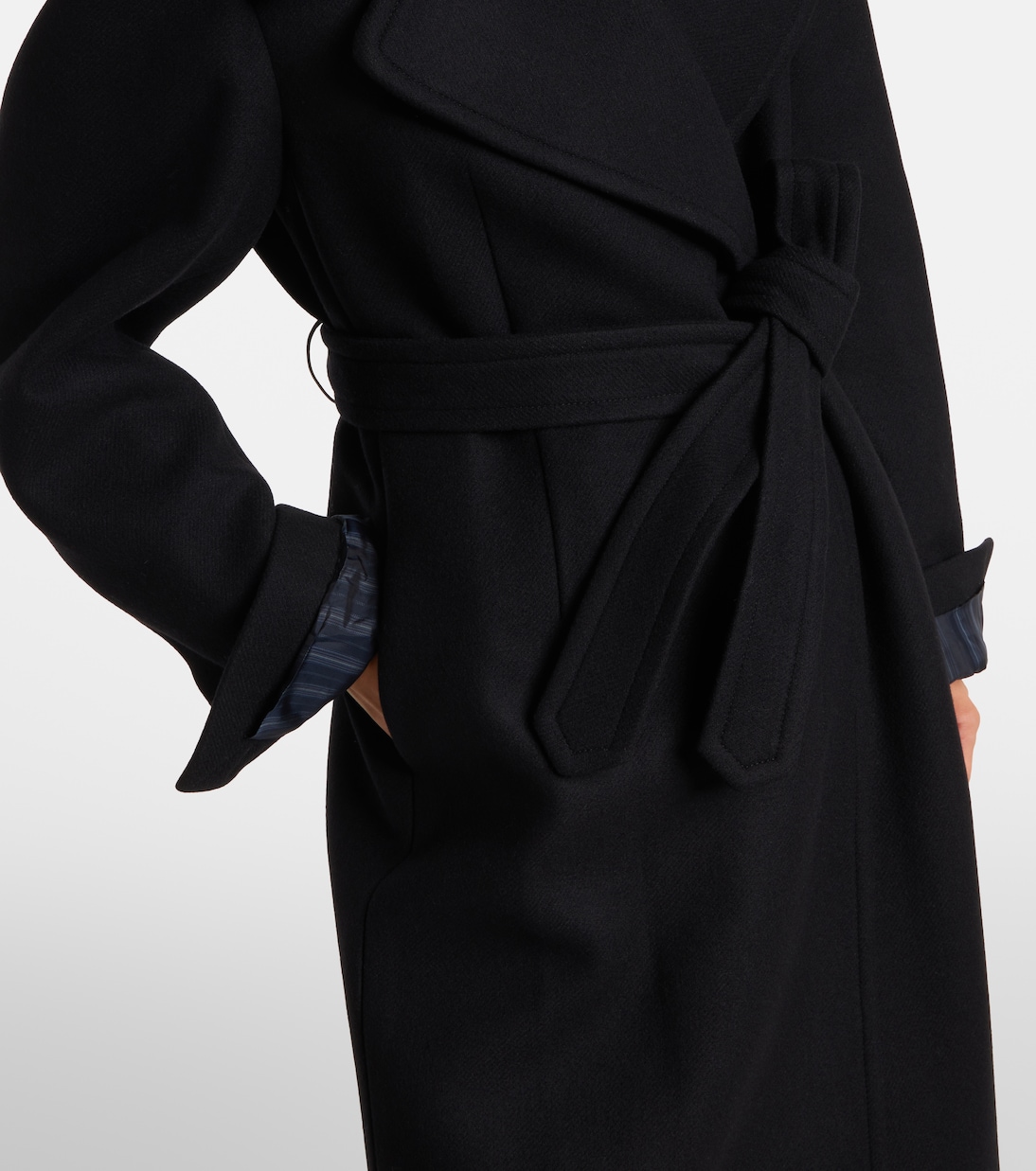 Wool-blend twill coat | Dries Van Noten