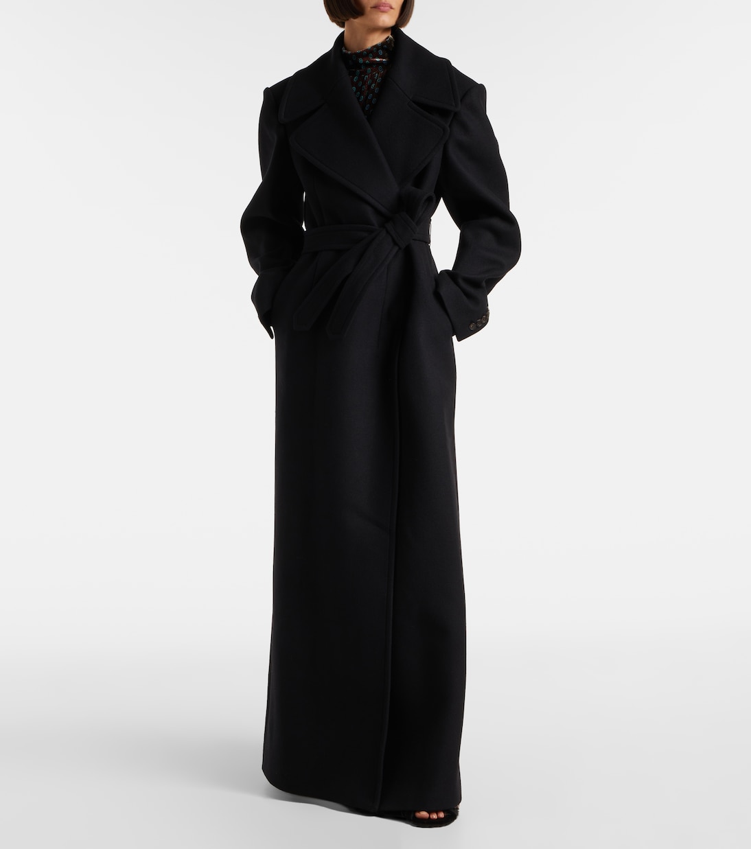 Wool-blend twill coat | Dries Van Noten