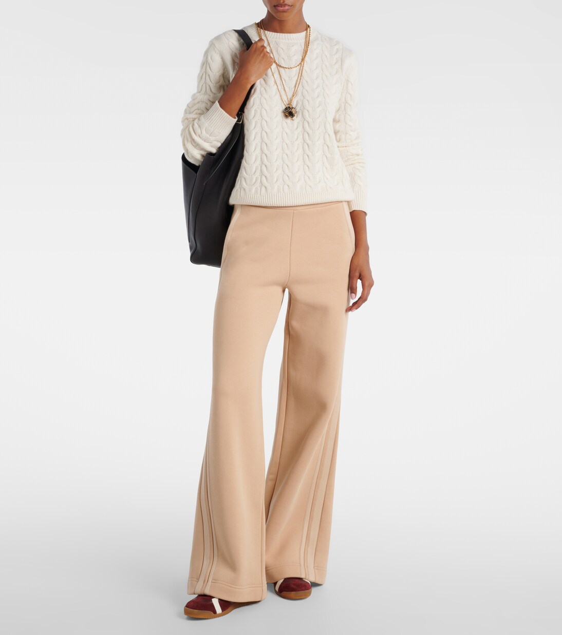 Ifrem high-rise cotton wide-leg pants | Max Mara