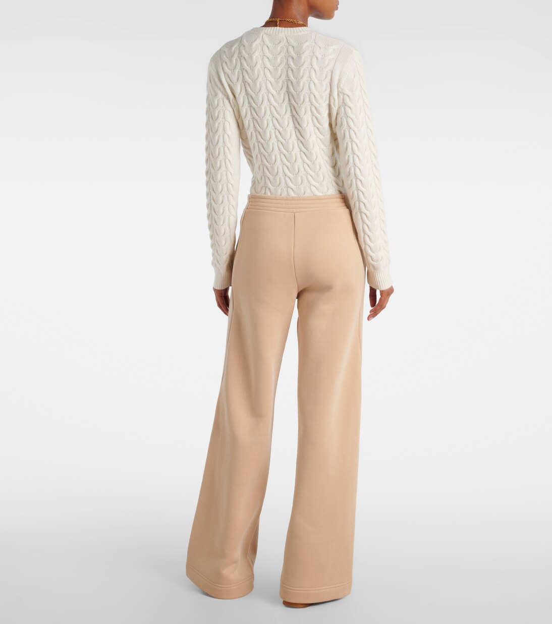 Ifrem high-rise cotton wide-leg pants | Max Mara
