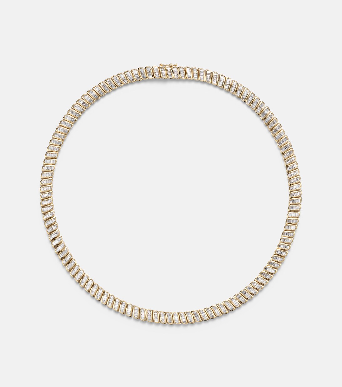 Zoe 18kt gold choker with diamonds | Anita Ko