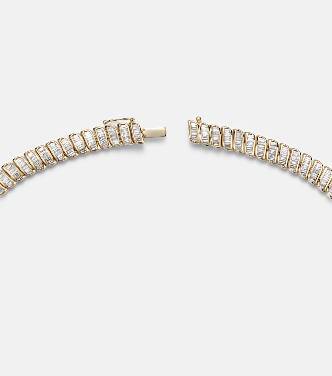Zoe 18kt gold choker with diamonds | Anita Ko
