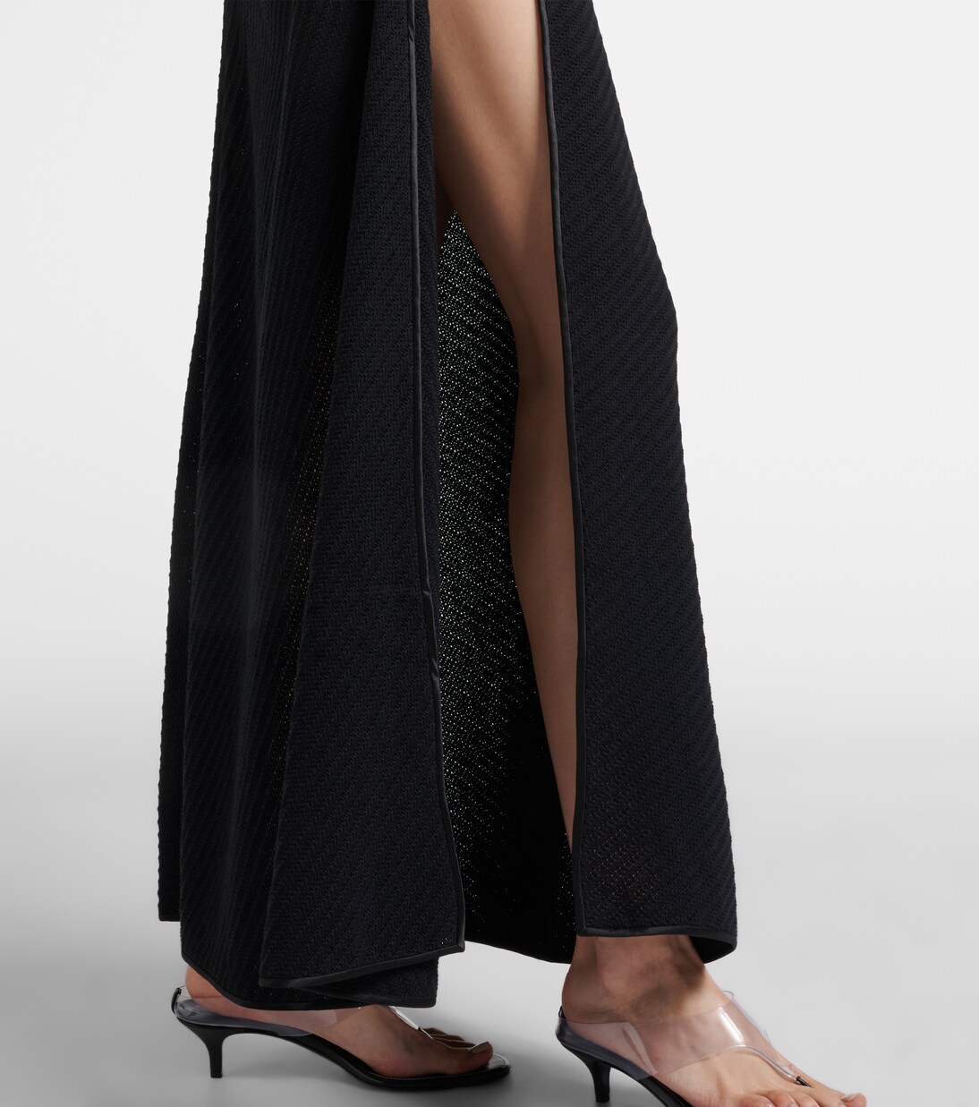 Knitted cotton-blend maxi skirt | Christopher Esber