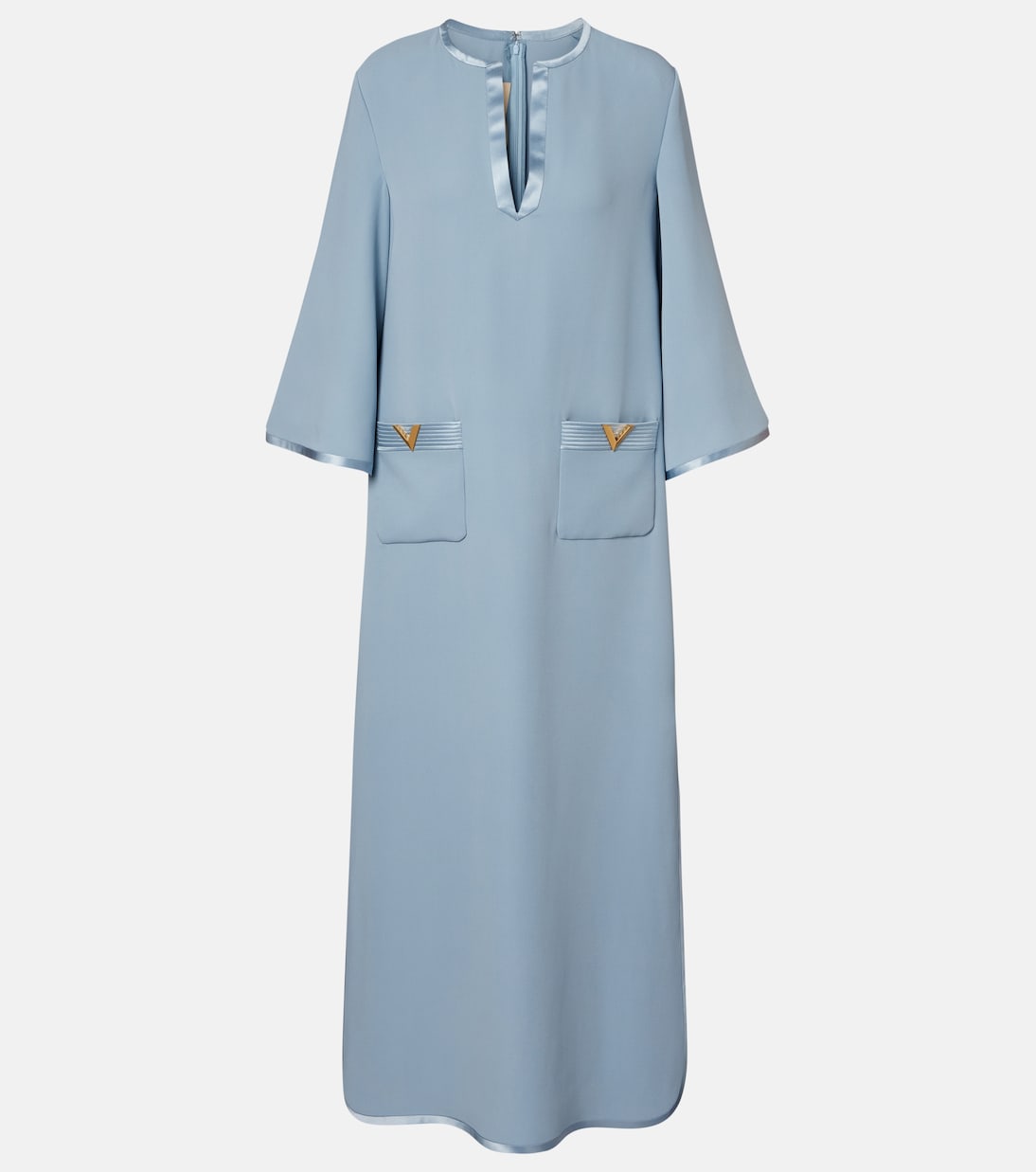 VGold silk maxi dress | Valentino