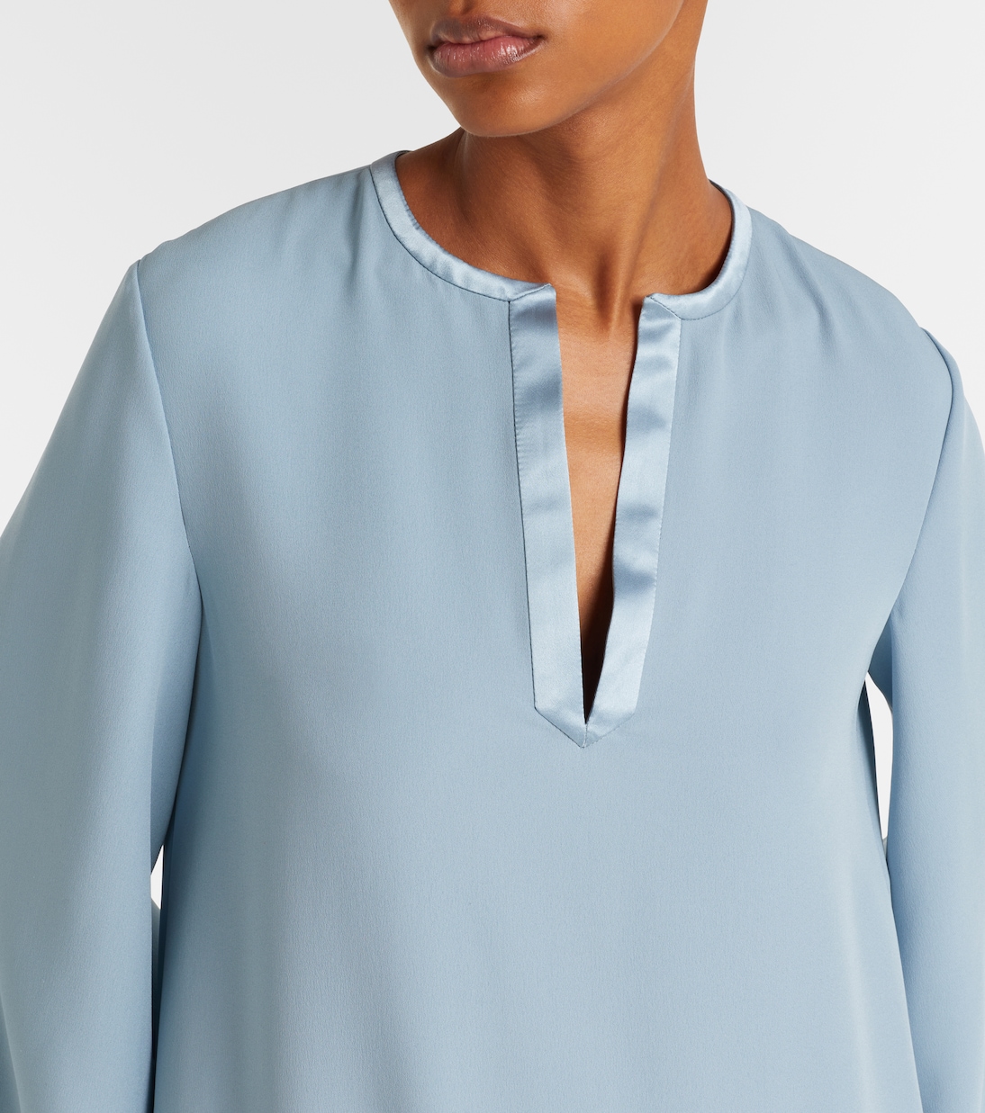 VGold silk maxi dress | Valentino