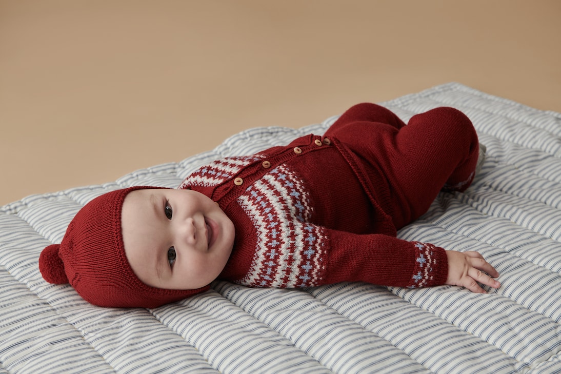 Intarsia wool-blend cardigan  | La Coqueta