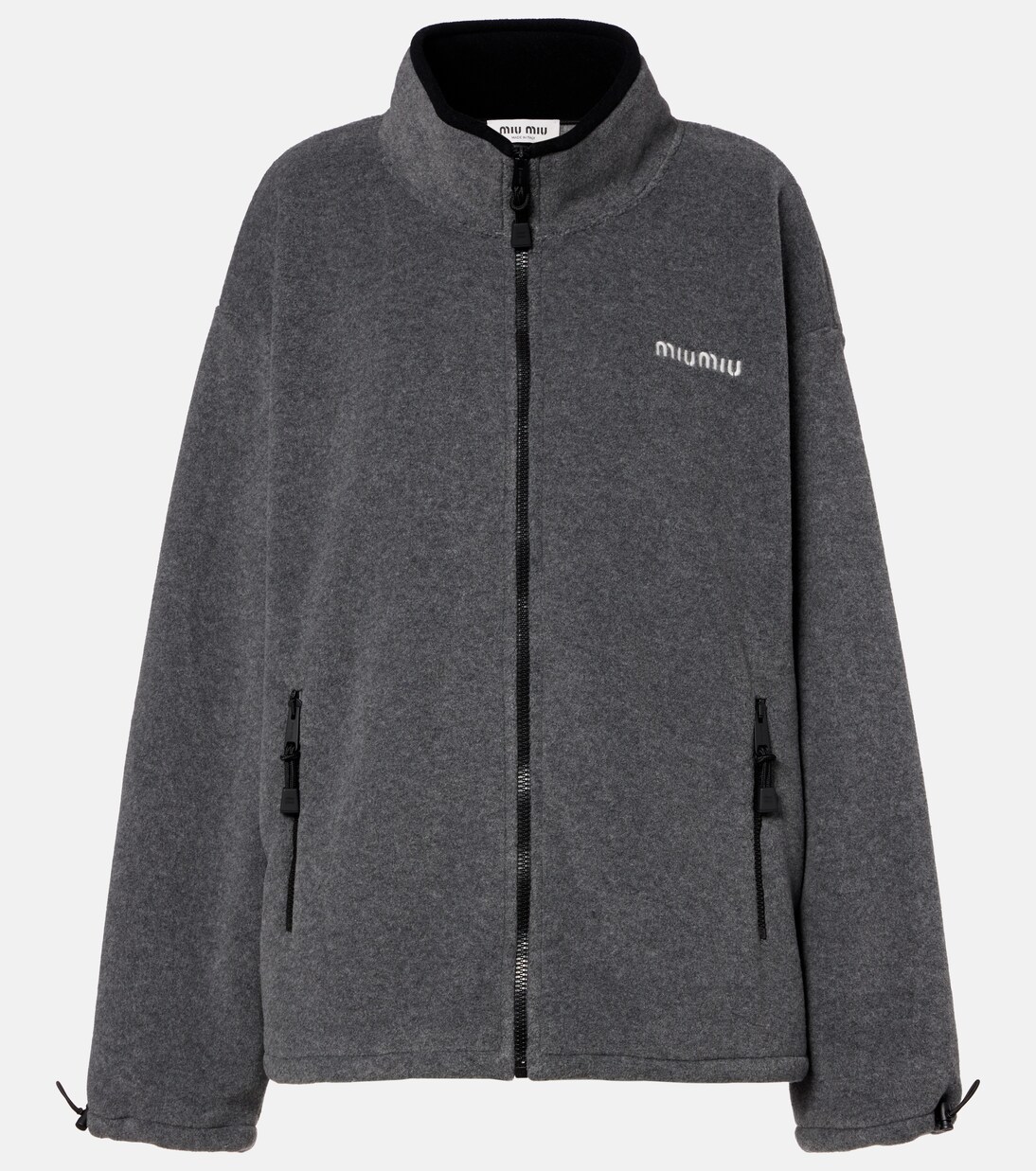 Oversize-Jacke aus Fleece | Miu Miu