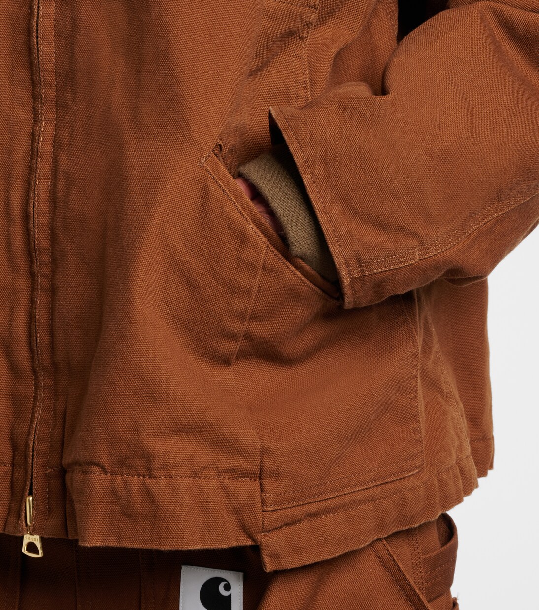 X Carhatt Wattierte Jacke aus Baumwoll-Canvas | Sacai