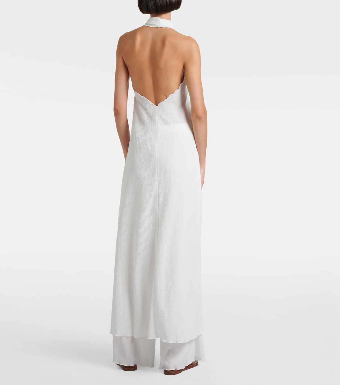 Stella sheer halterneck maxi dress | Jade Swim