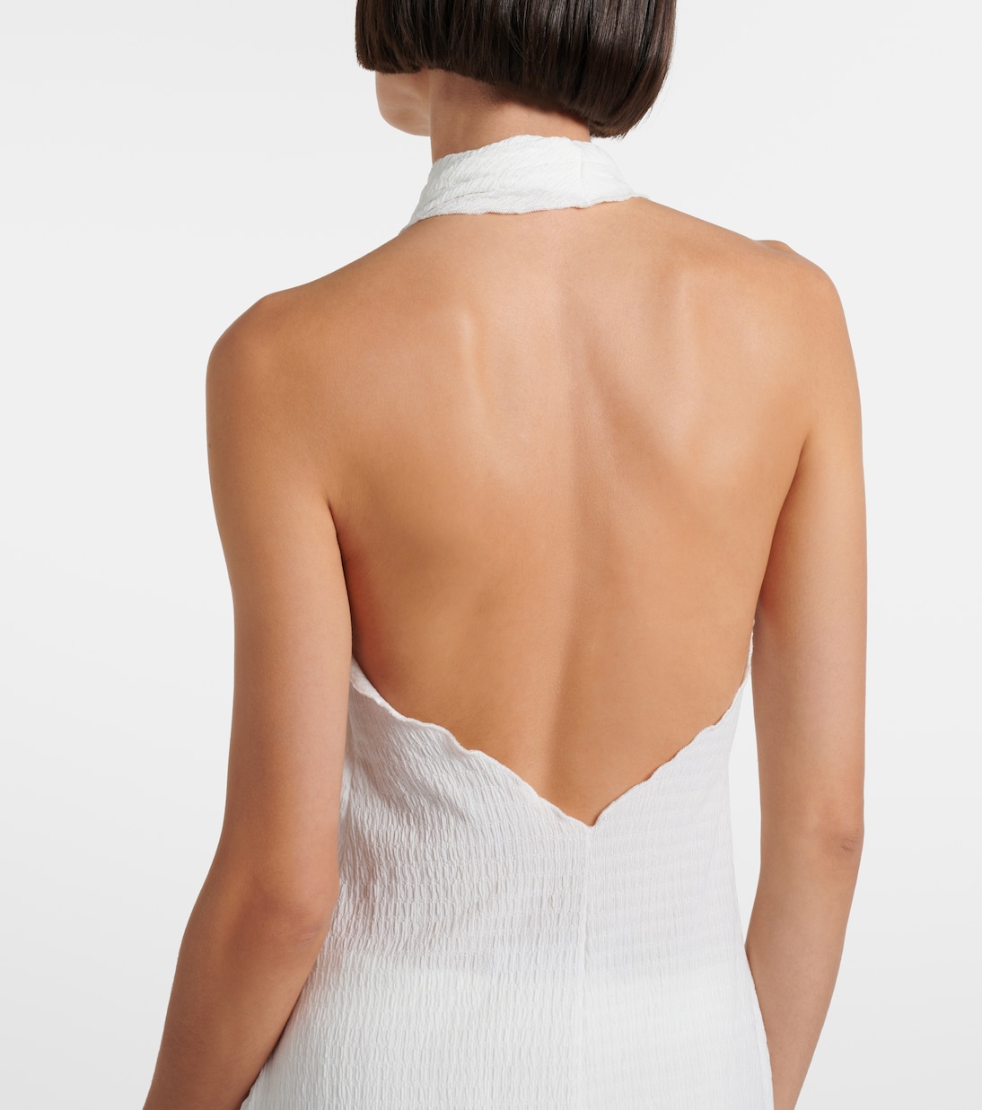 Stella sheer halterneck maxi dress | Jade Swim