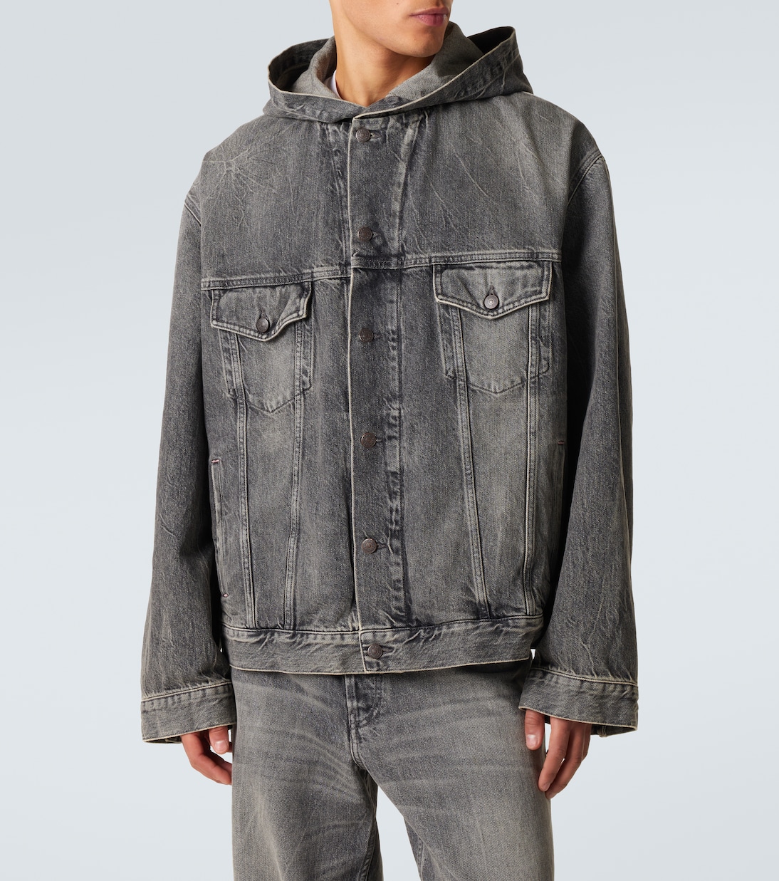 Faded denim jacket | Acne Studios