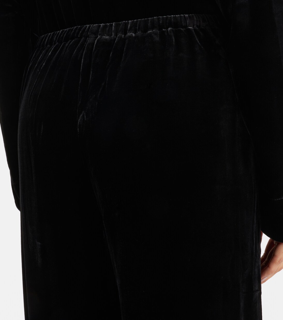 Austin velvet wide-leg pants | Asceno