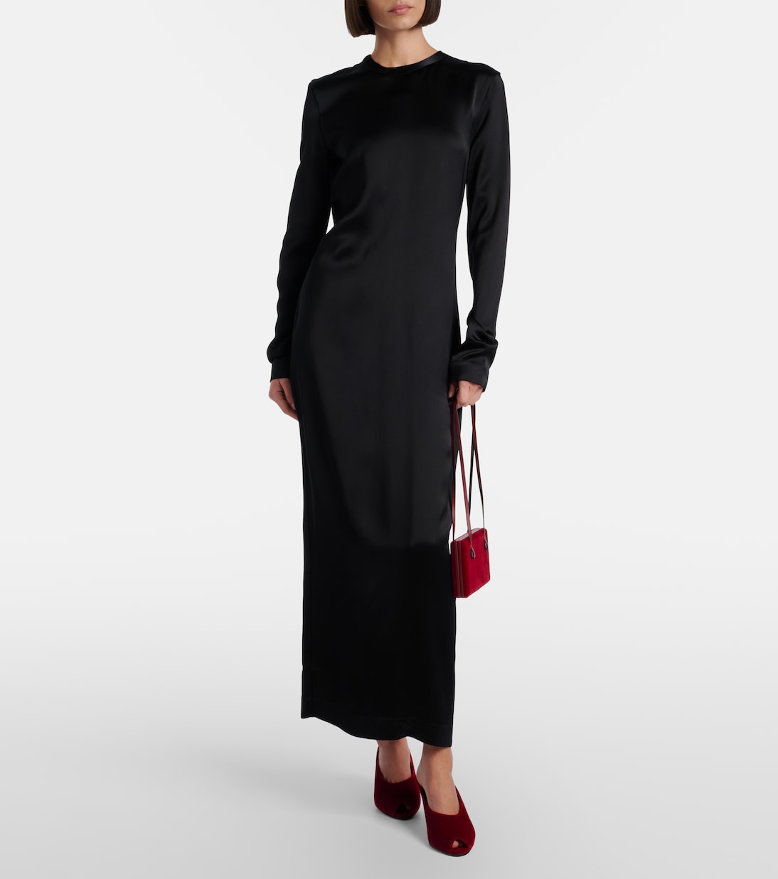 Schultertasche Cocktail aus Samt | Toteme