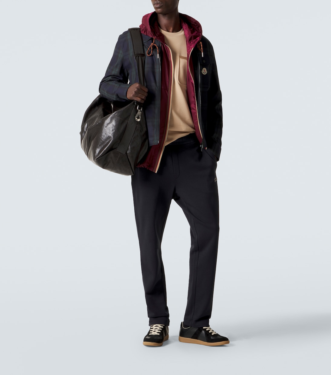 Cotton-blend fleece sweatpants | Moncler