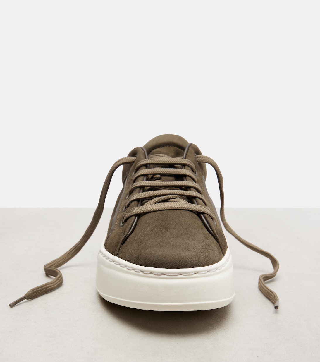 Suede platform sneakers | Max Mara
