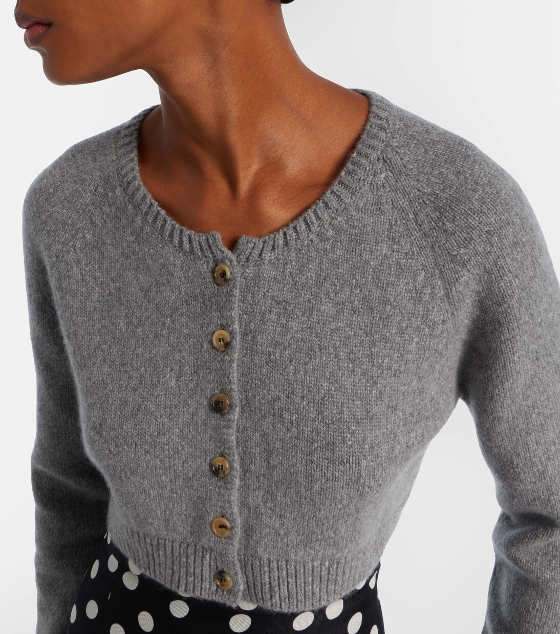 Cardigan cropped Steph in cashmere | Khaite