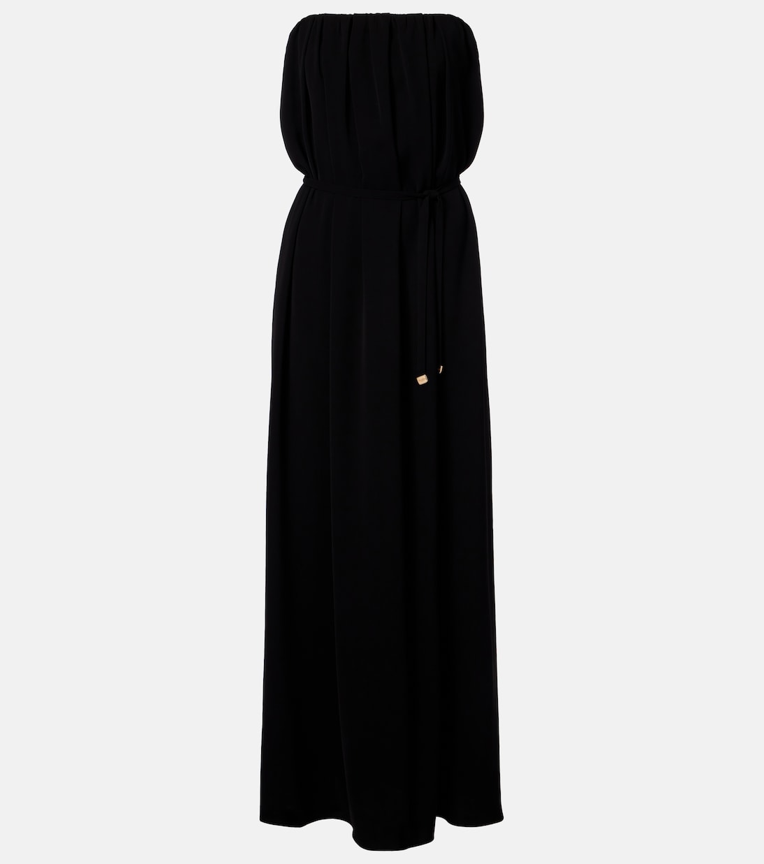 Elegante Sax crêpe strapless gown | Max Mara