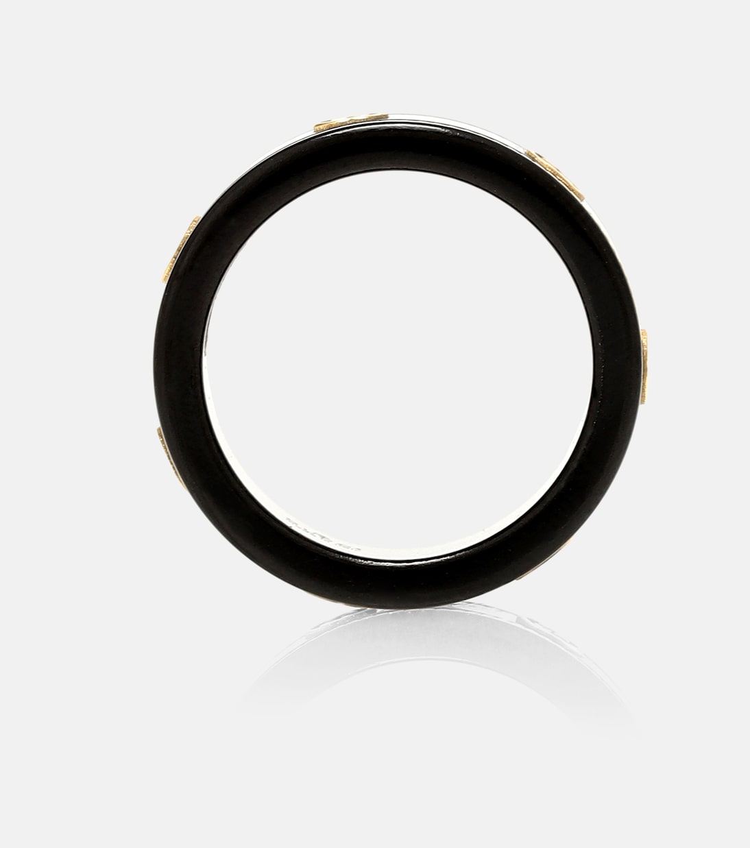 Anello GUCCI con dettagli in oro 18kt, stile giovane e ricercato