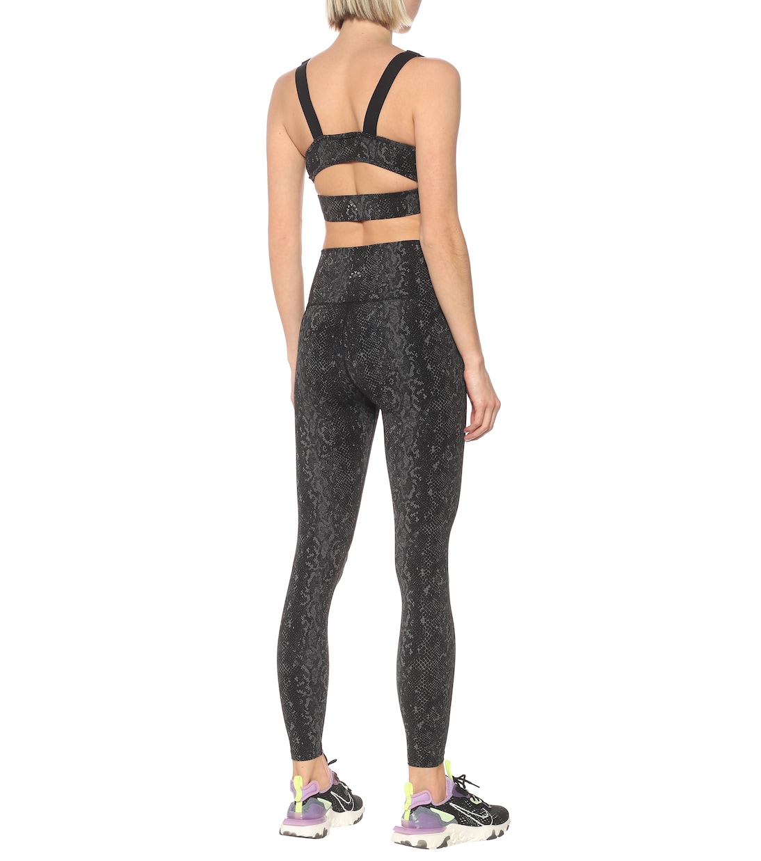 Edris snake-print sports bra | Varley