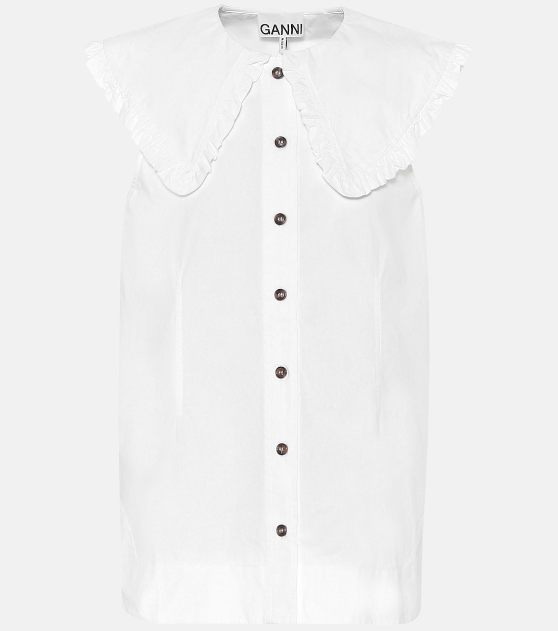 Camicia in popeline di cotone | Ganni