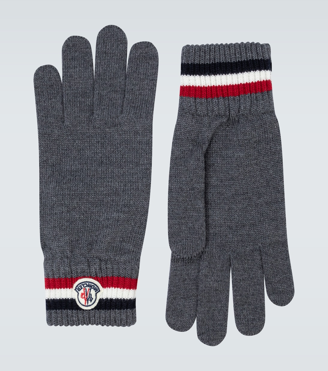 Wool ribbed gloves | Moncler