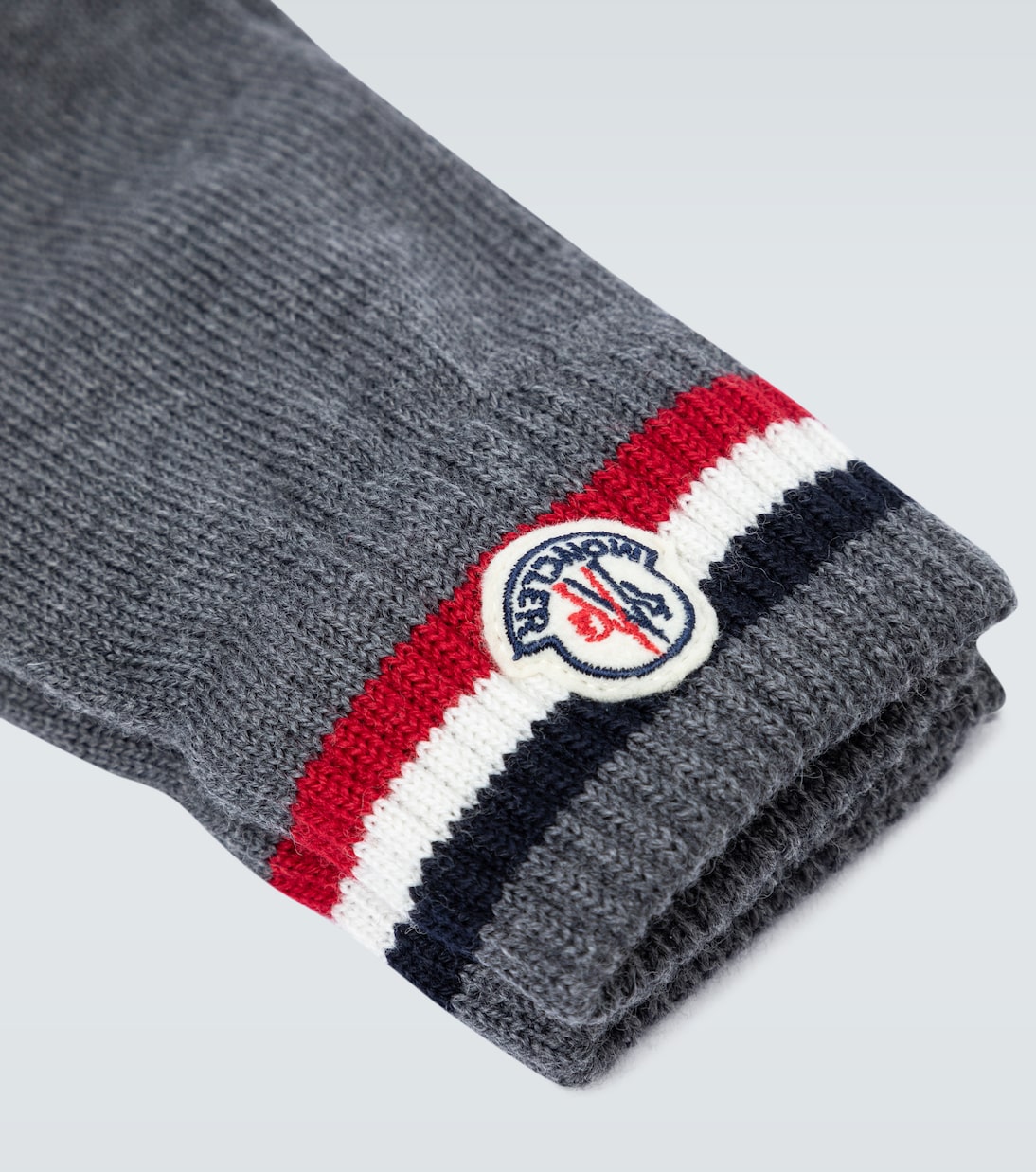 Wool ribbed gloves | Moncler